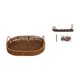 thumbnail image 1 of Cesta Tejida De Mimbre Con Forma De Calavera Para Halloween, Frutero, Quemador De Incienso De Ratán, Adorno De Mesa, Soporte De Escultura Para El Hogar, Hotel Y Dormitorio., 1 of 8