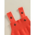 thumbnail image 5 of Meihuid Baby Toddler Knit Overalls Infant Sleeveless Solid Color Bib Pants, 5 of 9
