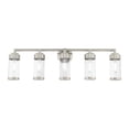thumbnail image 4 of Livex Lighting - Hillcrest - 5 Light Bath Vanity in Coastal Style - 35.75 Inches, 4 of 14