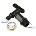 thumbnail image 3 of Replacement IBC Barrel Water Butt Tap Plastic Adaptor Beer Home Rain Brew Tool Bucket Plastic Faucet Durable Plastic Faucet, 3 of 8