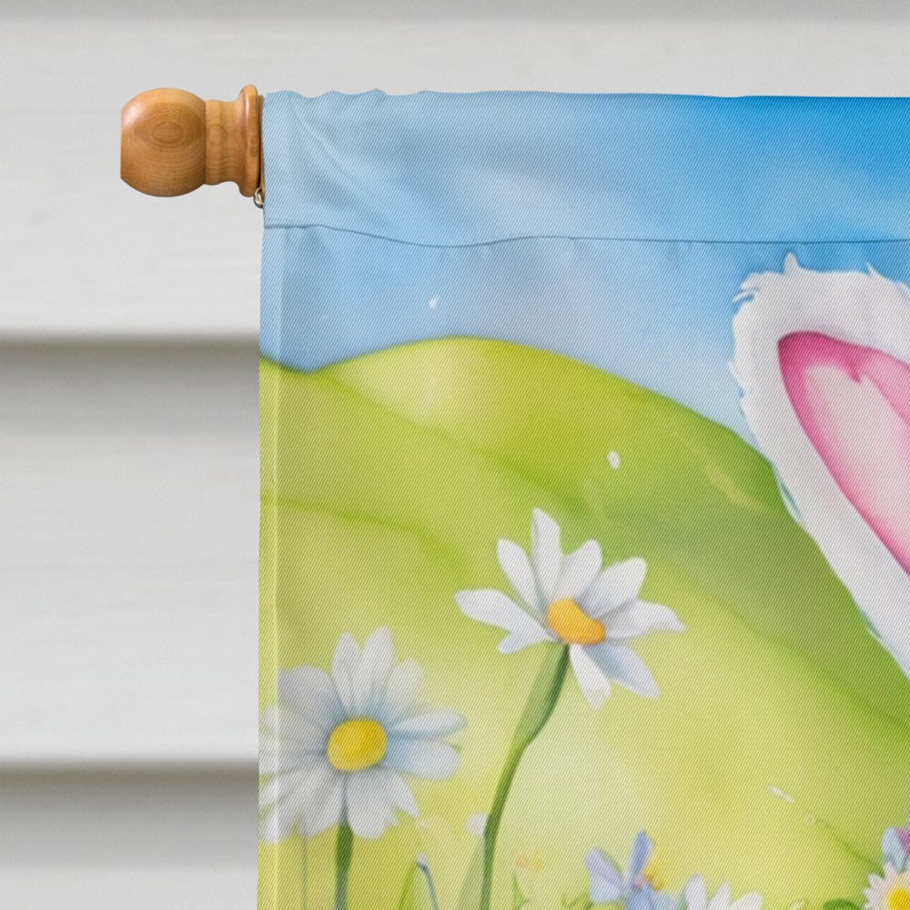 Labradoodle Easter Egg Hunt House Flag 28 in x 40 in