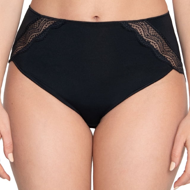 Panty Vassarette para Dama, Cómoda Encaje Negro Talla M
