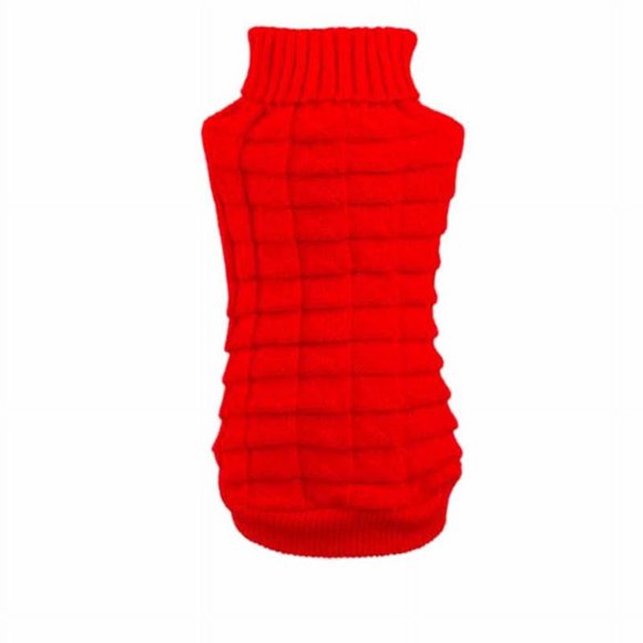 Binwennn Dog Clothes Pet Winter Woolen Sweater Knitwear Puppy Clothing Warm Flowers Large Dog Step in Dog Xxs Dog Harbest Dog with Pouch Dog Joyride Dog Webmaster Dog Utility Pawsafe Dog Wrap for Dog