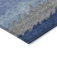 thumbnail image 4 of Addison Rugs Chantille Indoor/Outdoor Transitional Stripes Navy Washable Round Rug, 8' x 8', 4 of 6