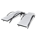 thumbnail image 2 of vidaXL Sun Loungers with Table Poly Rattan Black, 2 of 5