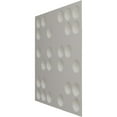 thumbnail image 4 of Ekena Millwork 19 5/8"W x 19 5/8"H Emery EnduraWall Decorative 3D Wall Panel, UltraCover Satin Blossom White (Covers 2.67 Sq. Ft.), 4 of 6