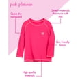 thumbnail image 2 of Pink Platinum Girls' Rash Guard - UPF 50+ Protective Quick Dry Long Sleeve Swim Shirt (5-16), 2 of 7
