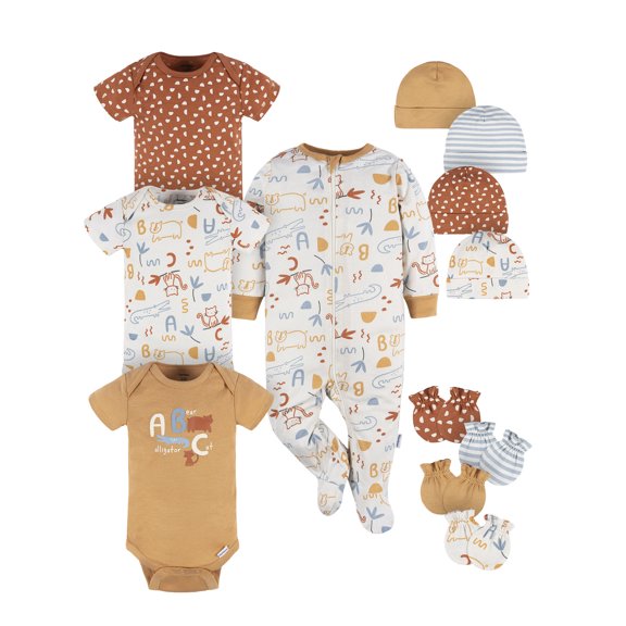 12-Piece Baby Boys Abc Gift Set