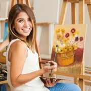 Keff Canvas Boards for Painting, 24 Pack, Assorted Sizes, 100% Cotton Primed for Acrylic and Oil Paint