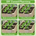 thumbnail image 6 of Yacona 48" x 24" x 31" Wooden Planter Box, Outdoor Raised Garden Bed with Legs, for Herbs Flowers Vegetables, 6 of 10