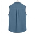 thumbnail image 7 of Xuyuer Women's Sleeveless Button Down Shirts Blouses Solid Casual V Neck Sleeveless Tank Tops Business Work Top (S-5XL), 7 of 7
