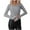 Gray Boutique Tops, variant on Aobny V-Neck Women Winter Clothes Black Ribbed Cotton Long Sleeve Tops Summer Tops for Women 2025,L
