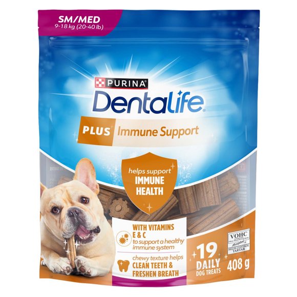DentaLife Plus Soutien immunitaire Petit/Moyen Gâteries pour Chiens 408 g