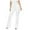White, variant on Up To Women's Jeans Women Flare Jeans Mid Waist Bell Jeans Stretch Slim Pants Length Jeans Women's Polyester Casual Pants