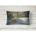 thumbnail image 2 of Carolines Treasures BDBA0347PW1216 Fox on the Hunt Fabric Decorative Pillow 12H x16W multicolor, 2 of 3