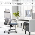 thumbnail image 4 of QRInnovations Ergonomic Office Chair, High Back Desk Chair with Lumbar Support, Upgraded Wheels, Height Adjusting, Swivel Computer Task Rocking Mesh Executive Office Chair (White), 4 of 6