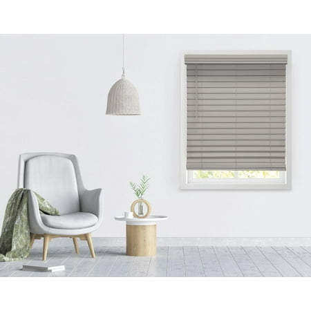 richfield studios 2.5 cordless faux wood blinds graystone