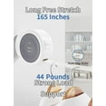 thumbnail image 3 of Retractable Clothesline Indoor Outdoor Clothesline - Clothes Line Retracting Indoor Outdoor Laundry Line - Wall Mounted Heavy Duty Non Sag RV Clothing Clothes Drying Rack, 3 of 12