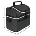 thumbnail image 7 of Tirrinia Adult Insulated Lunch Bag Totes Best Thermos Cooler Container Double Compartment, 7 of 7