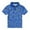 Blue, variant on MUXiin Boys T Shirts Size 8 Basic Tee Button Collar Tropical Print Boys Hawaiian Shirt Short Sleeve Streetwear Active Shirt Toddler To Big Kid