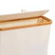 thumbnail image 2 of Organizador de baño con soporte para papel higiénico de bambú beige, 2 of 9