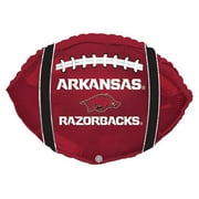 21 inch Arkansas Razorback Football Foil Mylar Balloon - Party Supplies Decorations