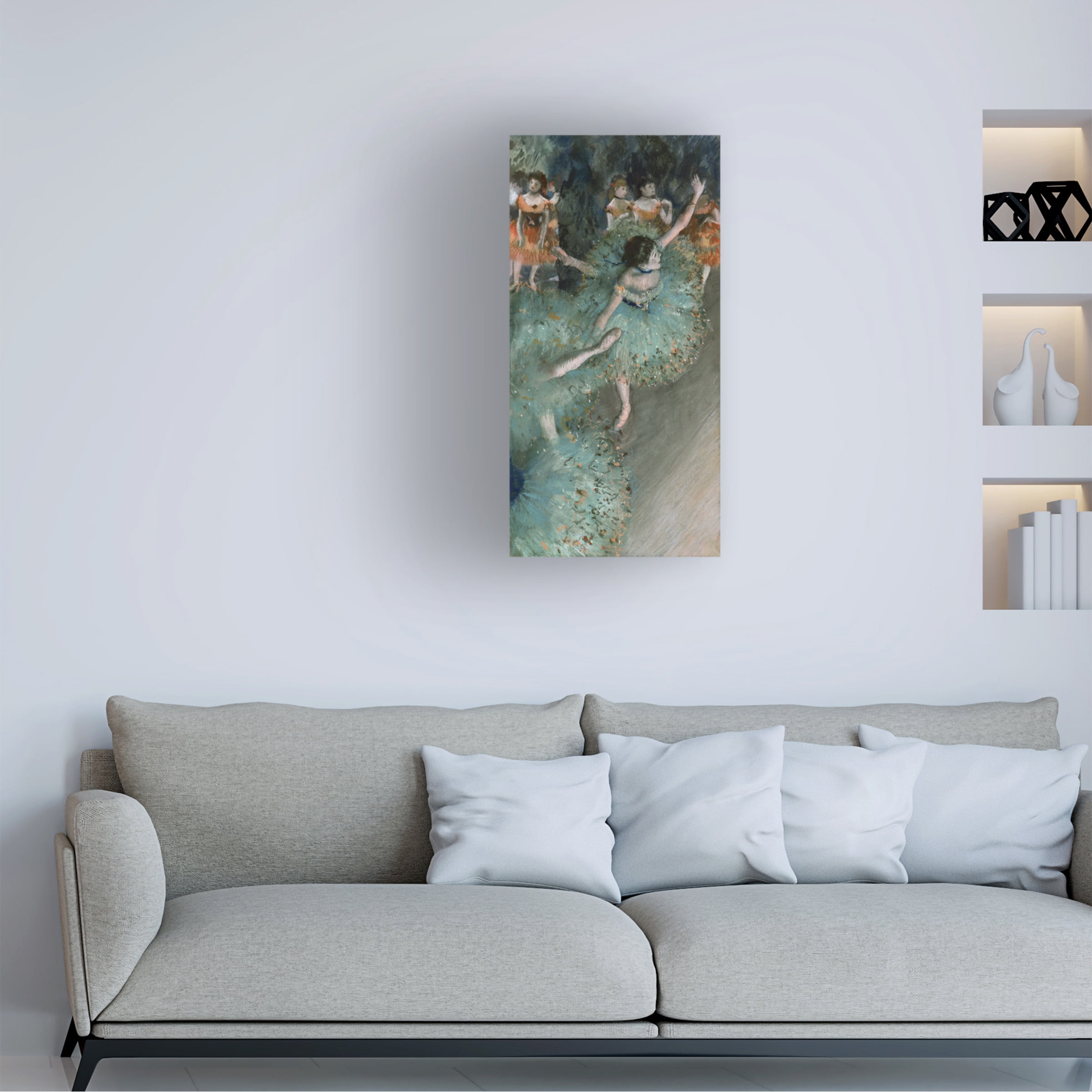 Degas 'Green Dancer' Canvas Art