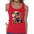 thumbnail image 1 of Awkward Styles Halloween Sleeveless Shirt Vampire Morkie Tank Top for Women, 1 of 4