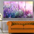 thumbnail image 1 of Design Art Growing And Blooming Lavender Floral Photo Canvas Art Print, 1 of 3