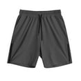 thumbnail image 3 of ITSAME Men's Athletic Shorts, Quick Drying Loose Fit Drawstring Breathable Gym Sports Shorts Dark Gray L, 3 of 5