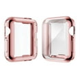 thumbnail image 4 of Apple Watch Case Series 3 2 1 38mm with Buit in TPU Clear Screen Protector - All Around Protective Case High Definition Clear Ultra Thin Cover - Rose Gold, 4 of 6