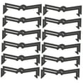 thumbnail image 4 of Raindrops 50-Pack Black Plastic Locking Clips for Peg Board, Secure Fixing Accessories for Organization and Storage, 4 of 8