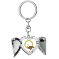 thumbnail image 1 of Llavero de alas de ángel en forma de corazón, 1 of 3