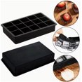 thumbnail image 4 of 15 bandejas de silicona for bolas de hielo, perfectas for hacer cubitos y paletas congeladas, moldes de cocina negros, 4 of 5
