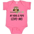 thumbnail image 3 of Inktastic Nana and Papa Love Me Baby Girl Girls Baby Bodysuit, 3 of 5