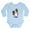 Sky Blue, variant on CafePress - Tricolor Papillon Long Sleeve Infant Bodysuit - Long Sleeve Cotton Baby Bodysuit