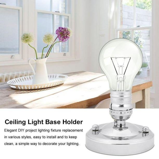 Ymiko Pendant Lamp Screw Socket Ceiling Light Base Holder Ceiling Light Screw Socket For Shop Hotels Bedroom Living Room Walmart