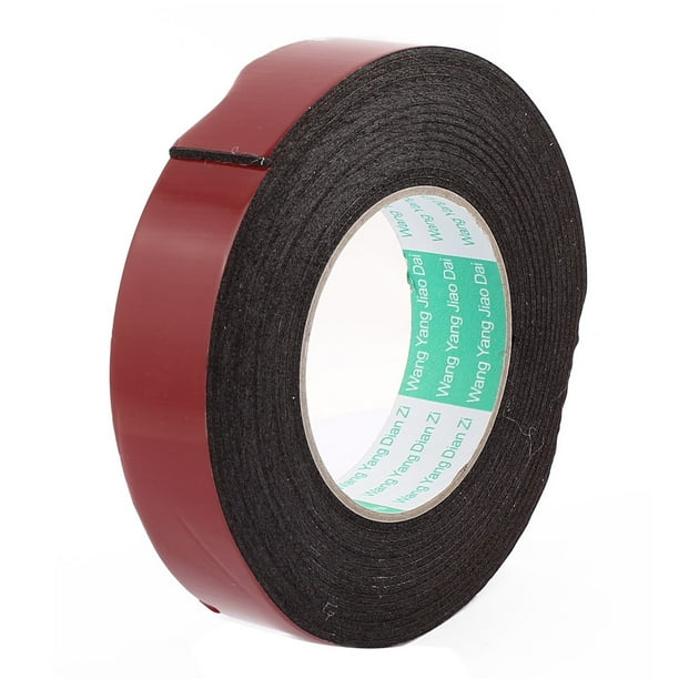 Black Strong Double Sided Adhesive Tape DIY Sponge Tape 30MM Width 5M ...