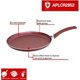 thumbnail image 2 of Sartén Comal Crepera Antiadherente Italiano Royal Haus 28cm Royal Haus  Marmoleado, 2 of 4
