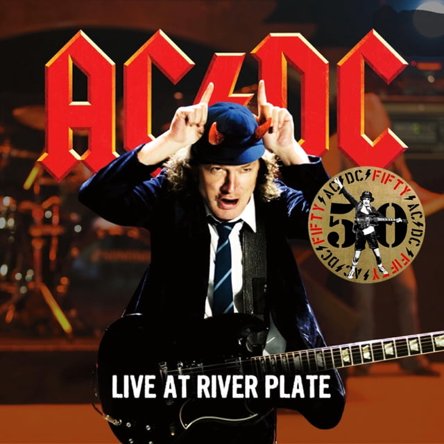 Vinilo en vivo en el 50 aniversario de River Plate, color dorado