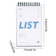 thumbnail image 3 of Daily Plan Today Schedule Diary Notebook Journal Compact Portable Lined Task Organizer for Work Study Time Management Goal Tracking by PALIFEUR, 3 of 9