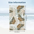 thumbnail image 4 of Butterfly Large Beach Towel - Plush Thick Cotton Pool Towel, Adult Beach Towels, 4 of 16