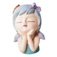 thumbnail image 5 of Planter Pot Girl Face Planters, Bonsai Pot Table Centerpiece Home Decor Ornament Flower Pot Flowerpot for Bar Office Drawing Room Bookshelf Style F, 5 of 8