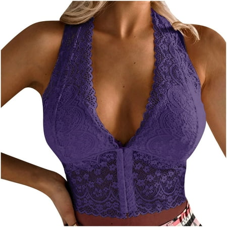 

Premium Christmas Gifts Funny Gifts Fashion Woman S Lace Straps Beauty Back Wrap Hollow Out Bra