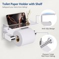 thumbnail image 3 of Juego de accesorios de baño TQKAG de acero inoxidable cromado pulido, 3 of 8