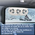 thumbnail image 4 of Car Solar Powered Exhaust Fan Car Window Exhaust Fan Vehicle Ventilation Fan Auto Air Vent Cooling Fan Radiator Ventilation, 4 of 4