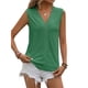 thumbnail image 1 of Chaleco de empalme de encaje con agujeros para mujer, Jersey sin mangas con cuello en V, Tops femeninos de Color sólido, camiseta informal de viaje diario 23, 1 of 4