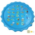thumbnail image 1 of Alfombrilla rociadora de agua inflable para actividades al aire libre con bonito patrón de 168 cm para niños, 1 of 14