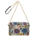 thumbnail image 2 of FORMRS Women Crossbody Purse with Chain Strap Vegan Leather Shoulder Handbag, Blue Flowers, 2 of 7