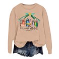 thumbnail image 4 of WILLBEST hoodies pour Femmes Chandail Tendance à Capuche Imprimé Lettre Col Rond pour Automne & Hiver couverture Chandail à Capuchon, 4 of 4